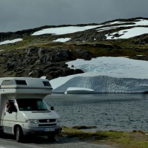 Snowy Aurlandsfjellet